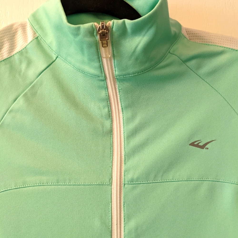 Sports Warm Up Jacket in Mint Green - Everlast